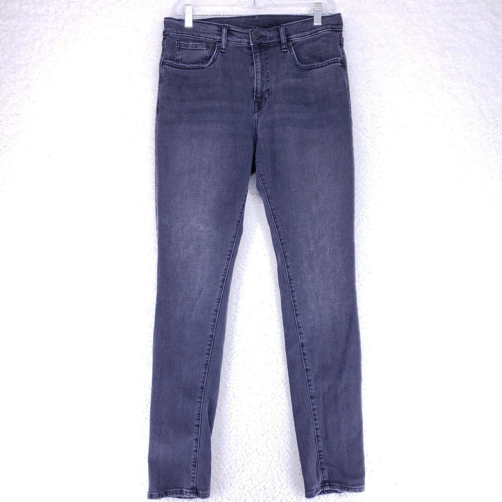 H&M Skinny Black Womens Size 26 Mid Rise Soft Denim Casual Pants